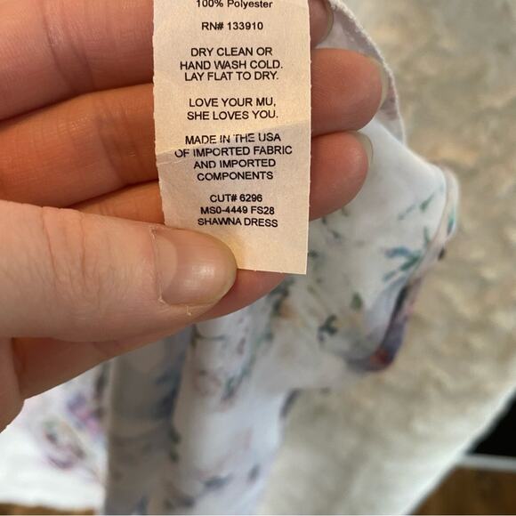 Show Me Your MuMu Women's Floral Shawna Fit and Flare Mini Dress Small Sundress - Picture 8 of 13